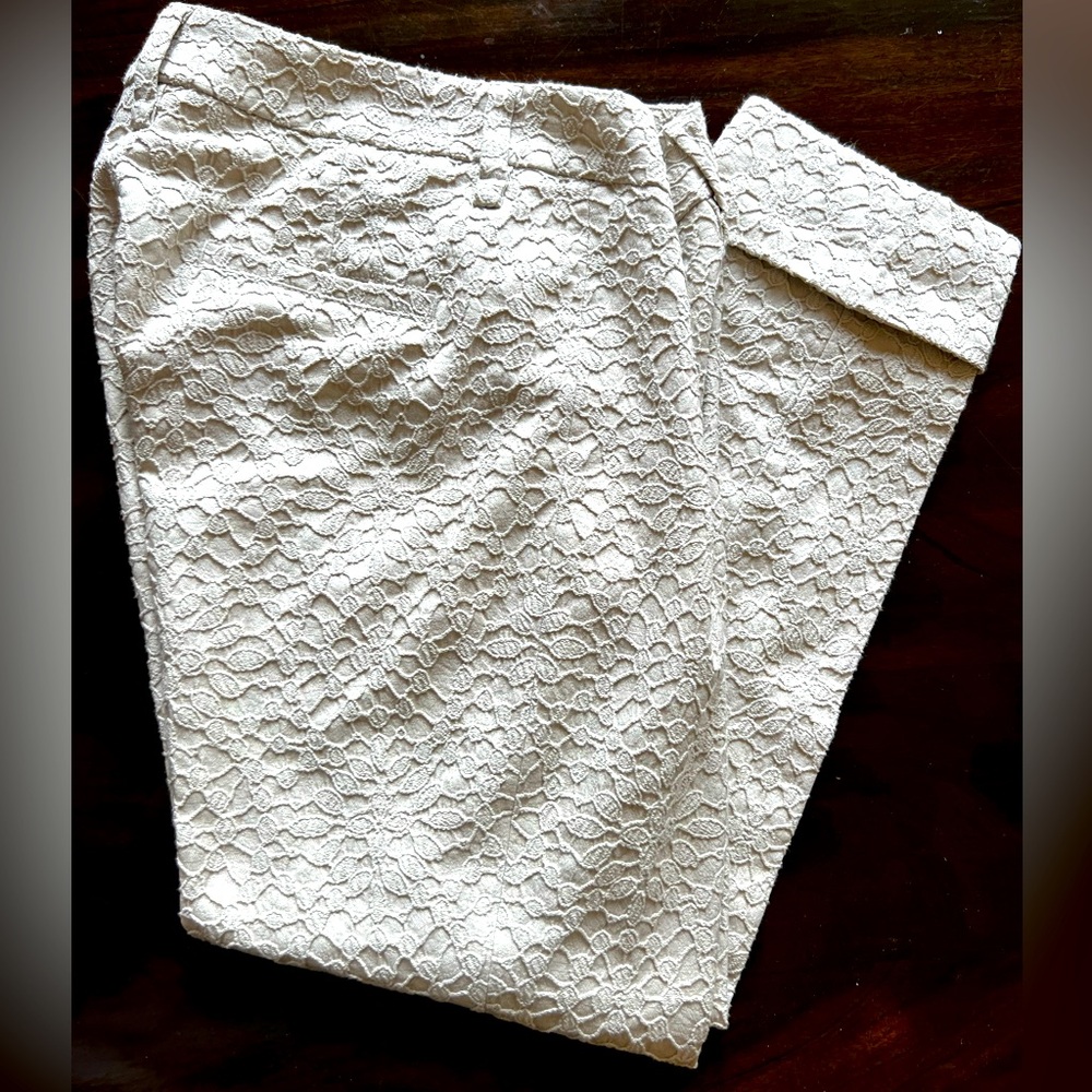 Via Masini 80 Cotton Stretch Straight Leg Trousers